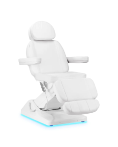 Behandelstoel elektrisch luxury wit