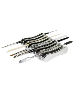 Borstel en instrumenten rek