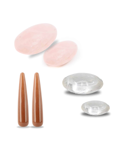 Edelsteen massage set